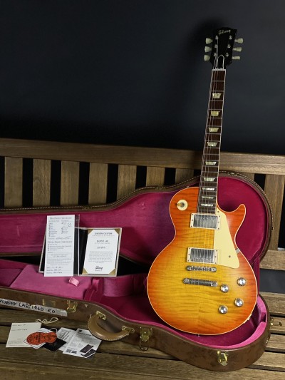 Gibson Custom 2020 Murphy Lab Ultra Light Aged 1960 Les Paul Tangerine Burst